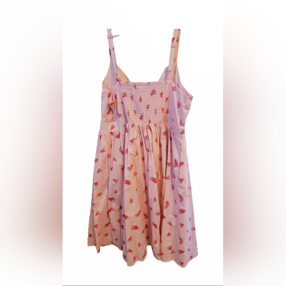 NWT Torrid Mini Poplin Tie-Front Skater Dress - Picture 2 of 4
